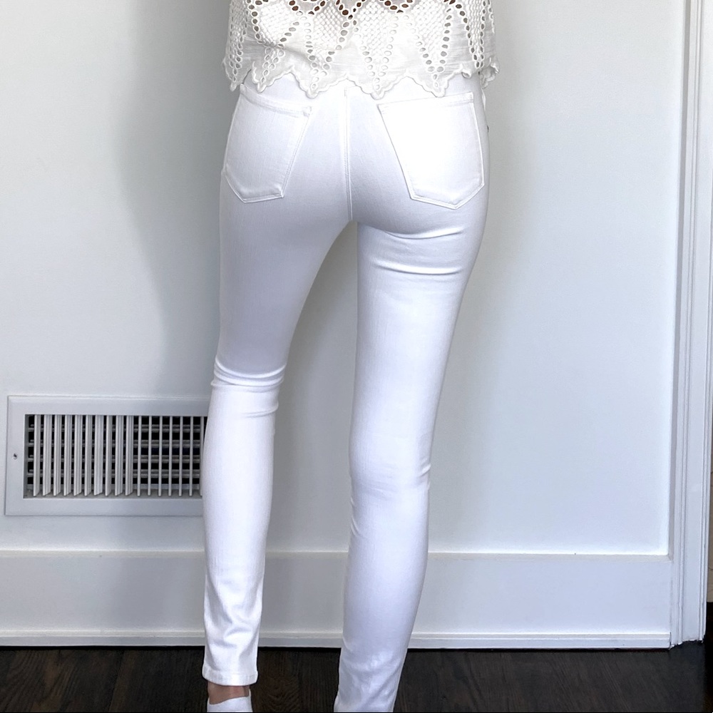 J brand white jeans